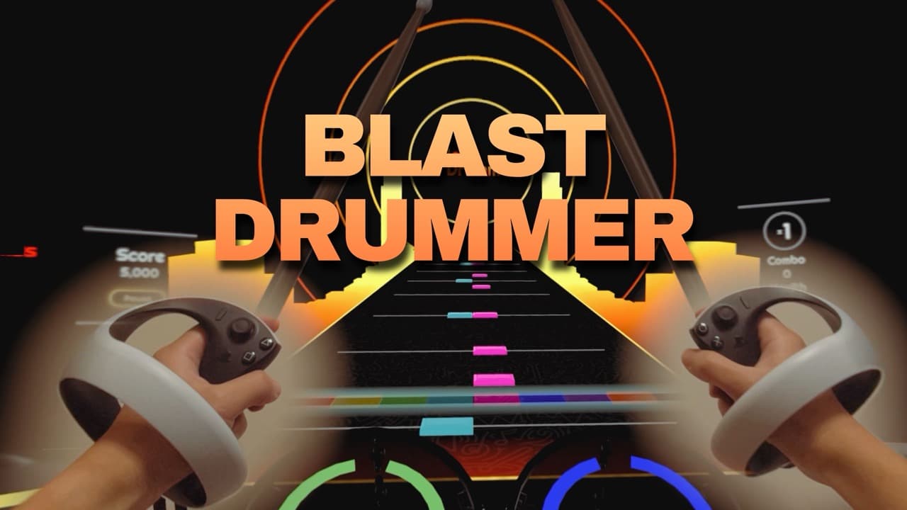 Blast Drummer on Apple Vision Pro