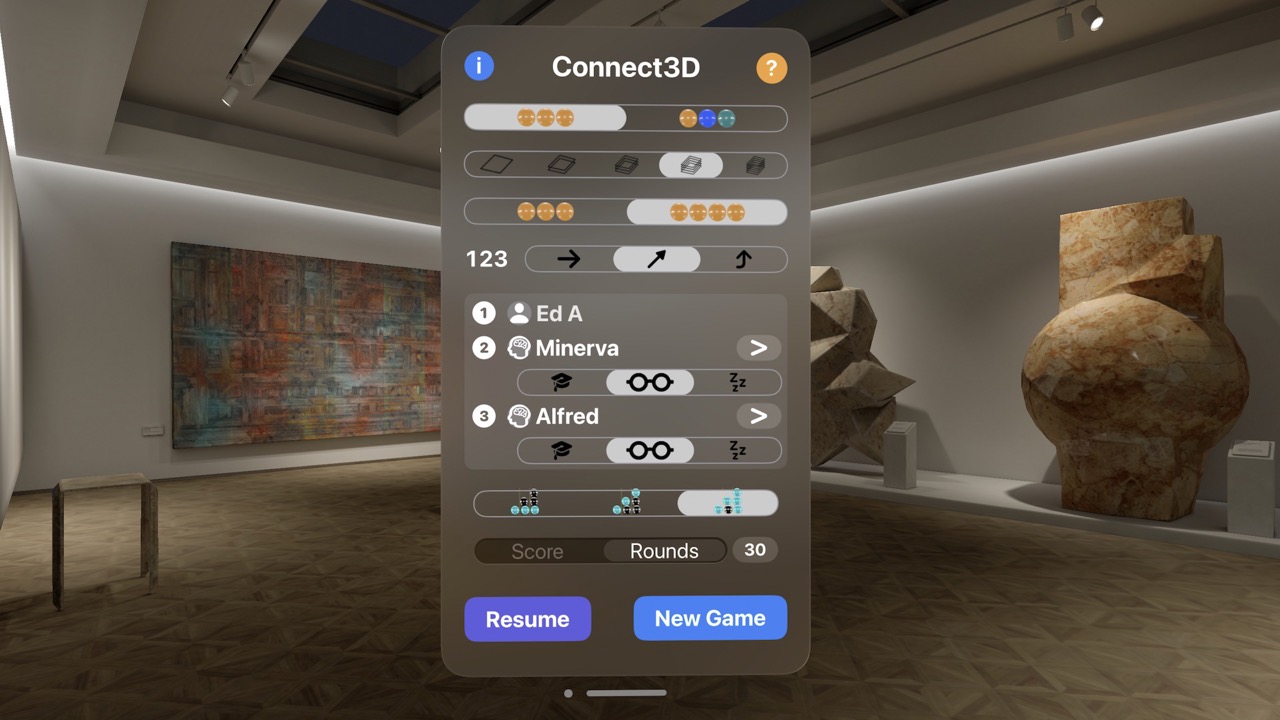 Immersive 3D Tic-Tac-Toe screenshot