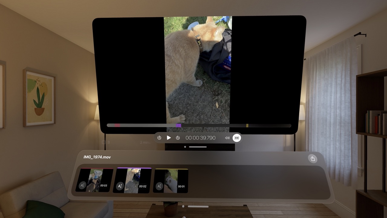 Spatial Video Editor screenshot