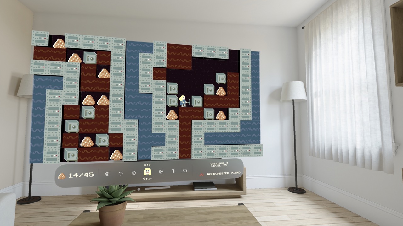 Retro-style maze-puzzle game screenshot
