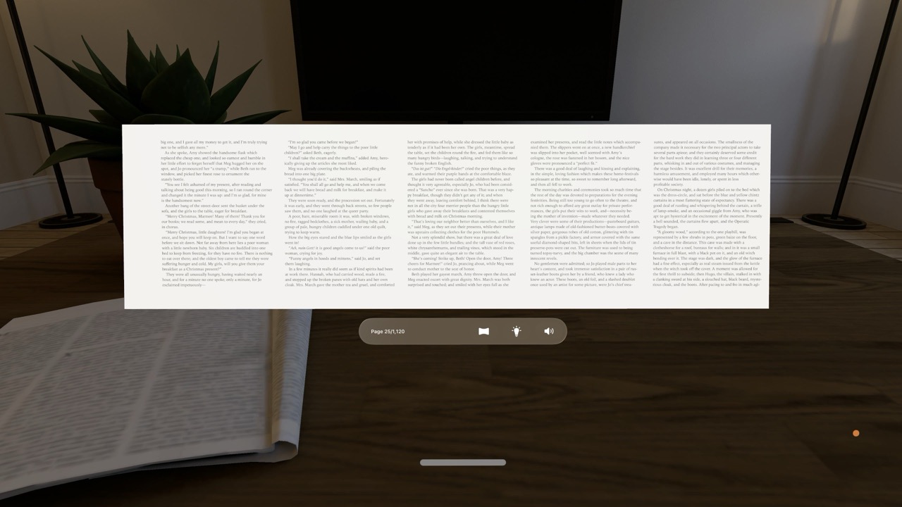 The next chapter in reading. screenshot