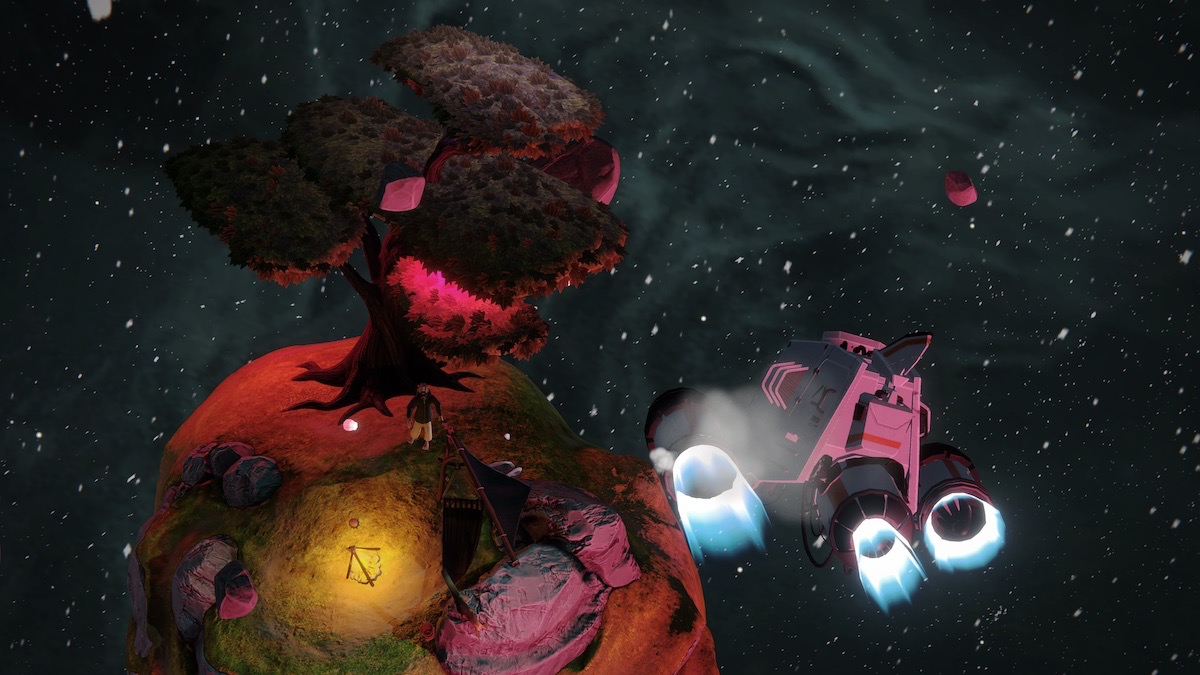 An interactive spatial tale screenshot