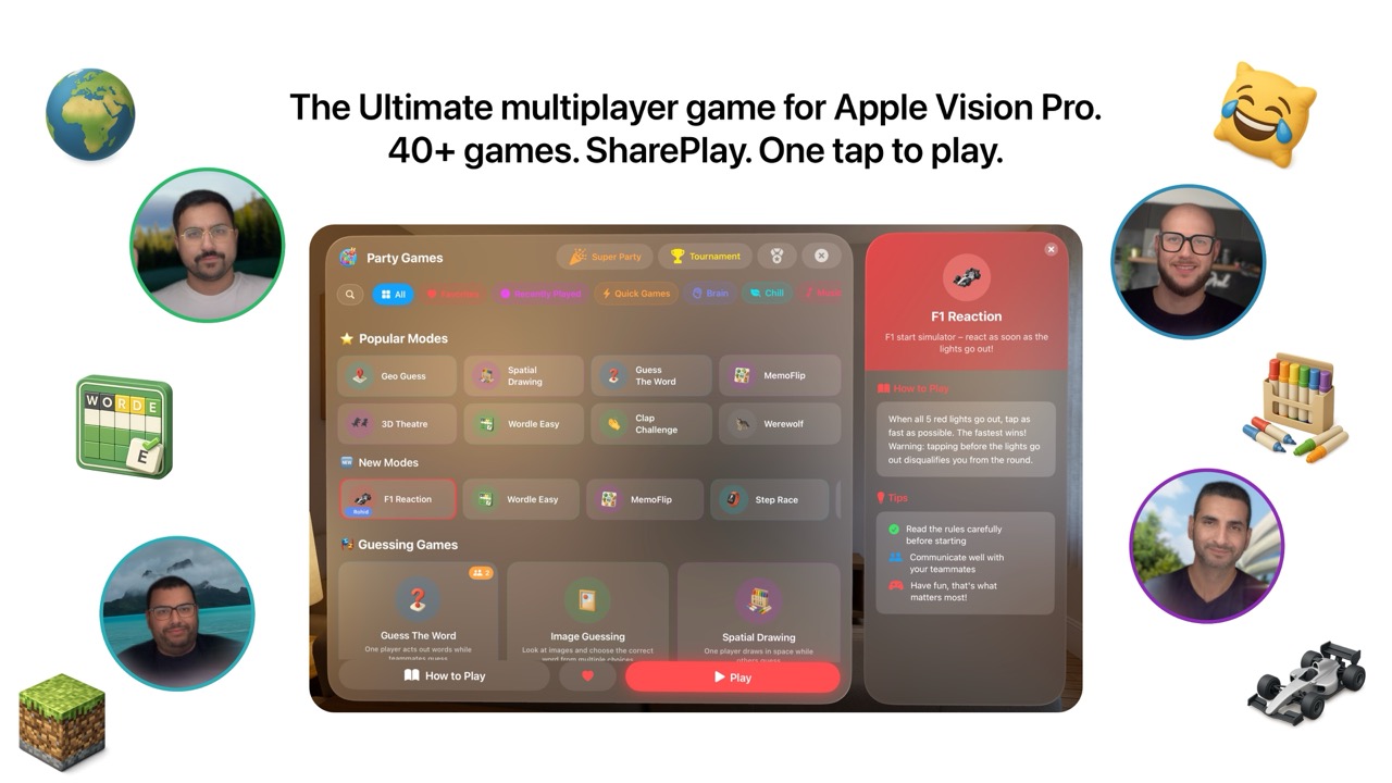 40 Mini-Games in SharePlay screenshot