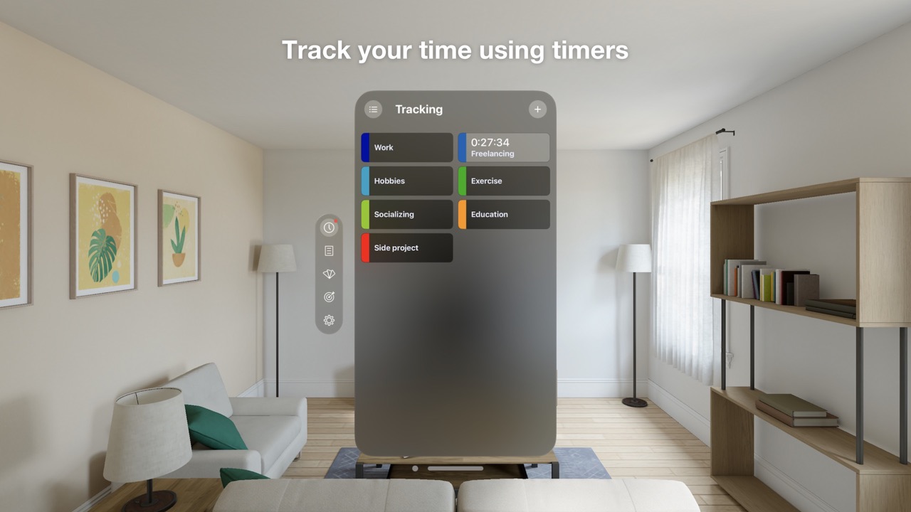 Personal & Work Hours Tracker screenshot