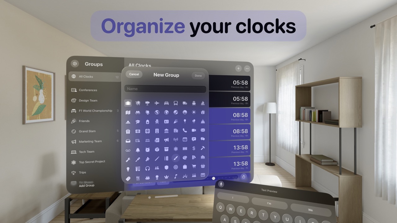 World Clock, Meeting Planner screenshot