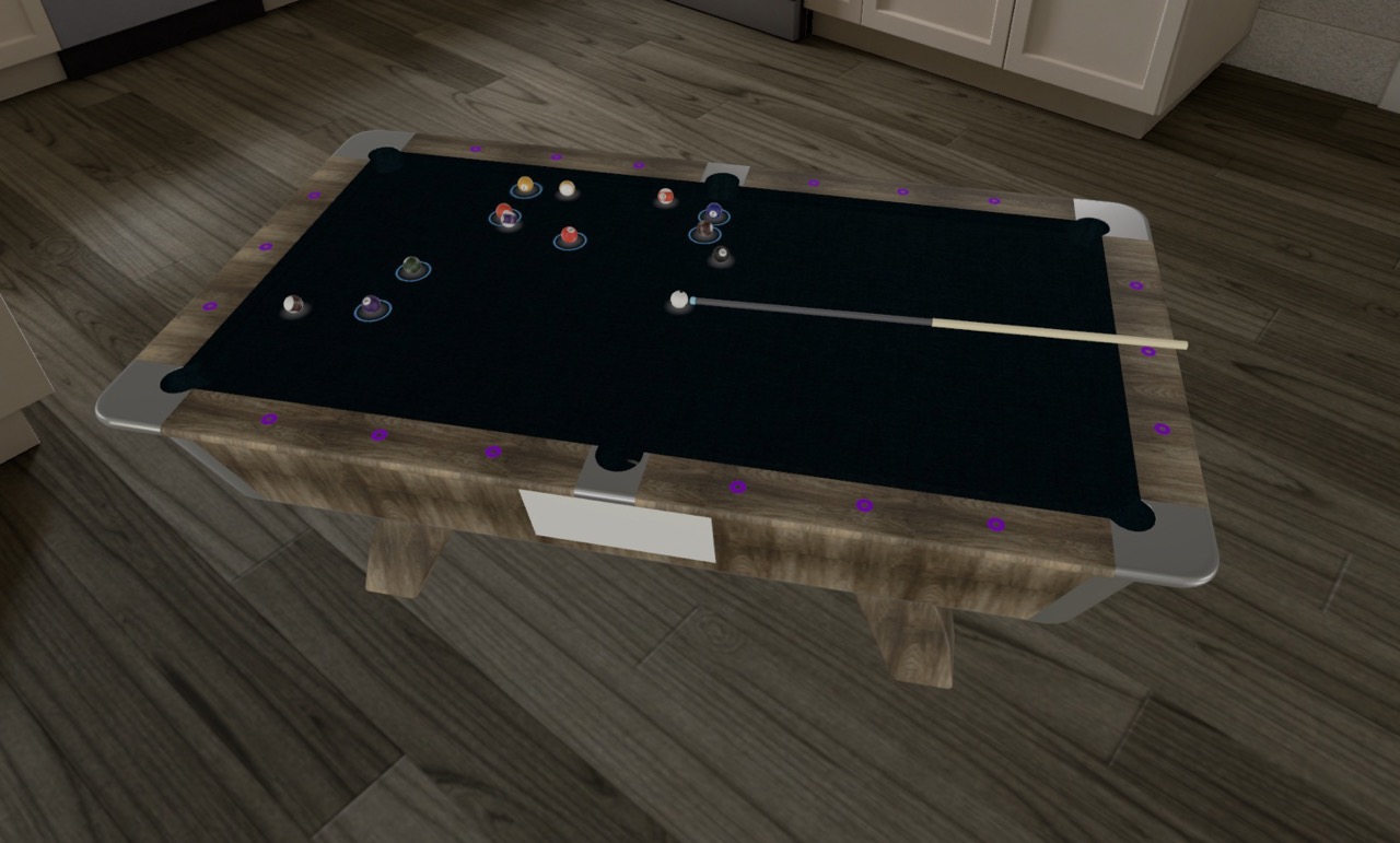 Play pool in your living room! screenshot