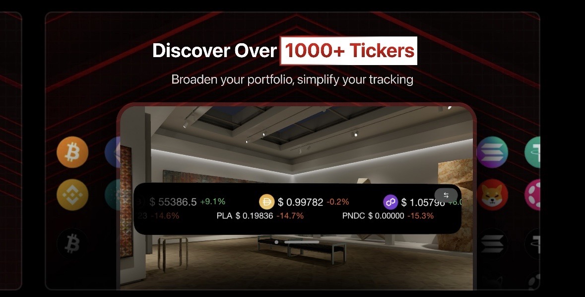 Real-Time Cryptocurrency Ticker screenshot