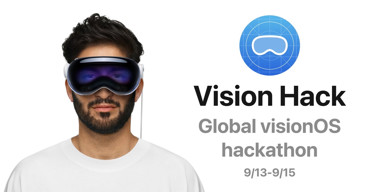 Vision Hack, the inaugural global visionOS hackathon, is set to take place from September 13-15th, 2024.